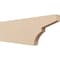Ekena Millwork 2in. W x 8in. H x 24in. L Monterey Woodgrain TimberThane Rafter Tail, Primed Tan RFTUR02X08X24MONRCPR - alternate 1